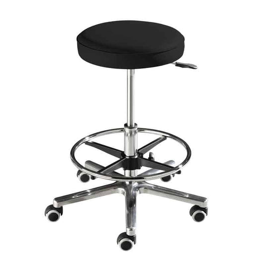 Swivel Stool for Taller People black