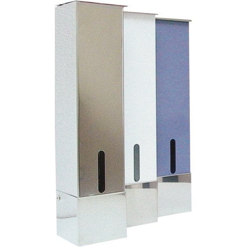 Designer Cup Dispenser stainless steel housing