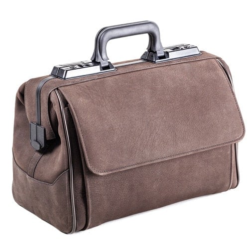 Suede Doctor's Bag «Rusticana» small