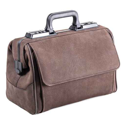 Suede Doctor's Bag «Rusticana» large