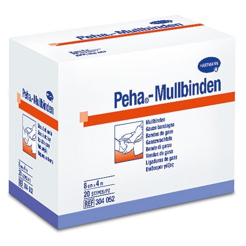 Peha Gauze Bandages, 4 m Length 4cm