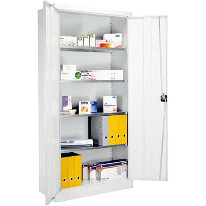 Locking Cabinet 120 cm | ultramarine | pure white