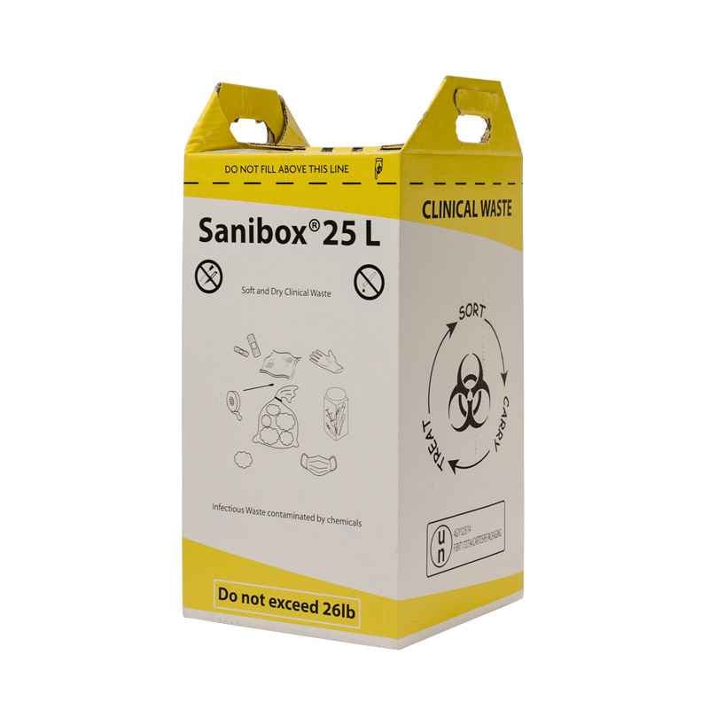 «Sanibox» Clinical Waste Box 25 Litres