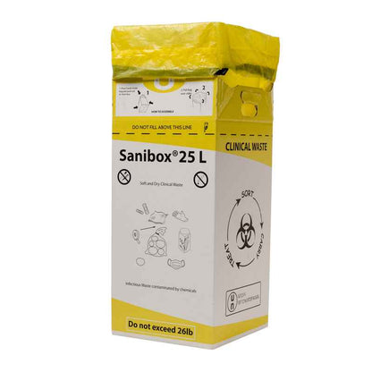 «Sanibox» Clinical Waste Box 25 Litres