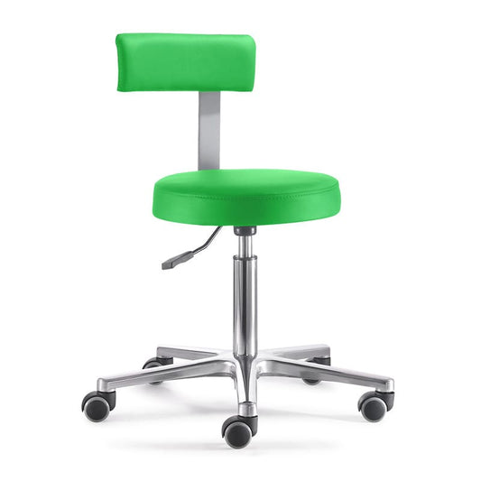 Swivel Stool with Backrest green apple