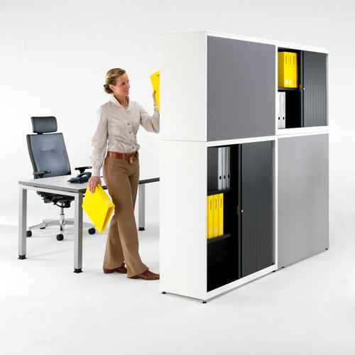 contos Tambour Cabinet 150.5 x 80 x 43.2 cm | anthracite