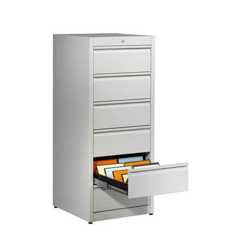 Steel Filing Cabinet 6 drawers, 3 tracks | ivory