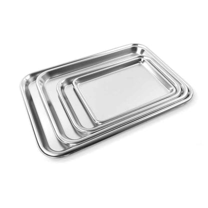 Stainless Steel Tray 28.5 x 19 x 1.8 cm