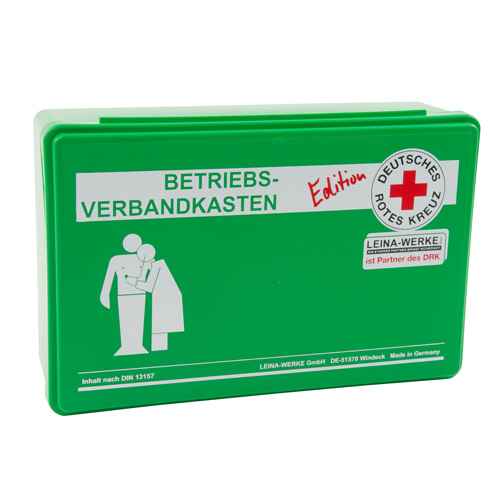 Workplace First Aid Kit in accordance with DIN 13157 green