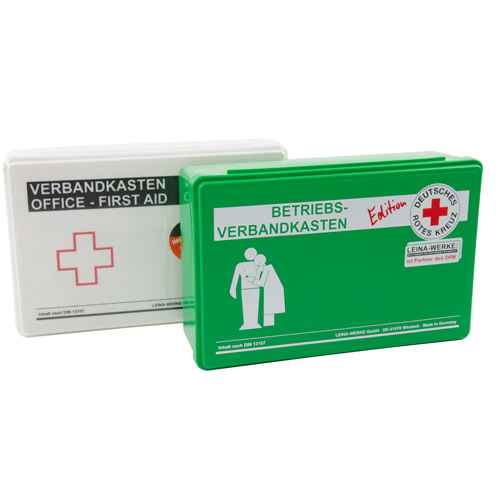 Workplace First Aid Kit in accordance with DIN 13157 white